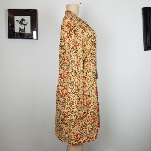 John robshaw for Lucky boho flower print dress L - Picture 3 of 8